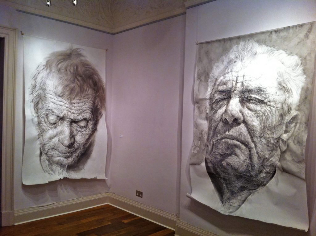 Paper Portraits. Axolotl Gallery. Edinburgh, 2012